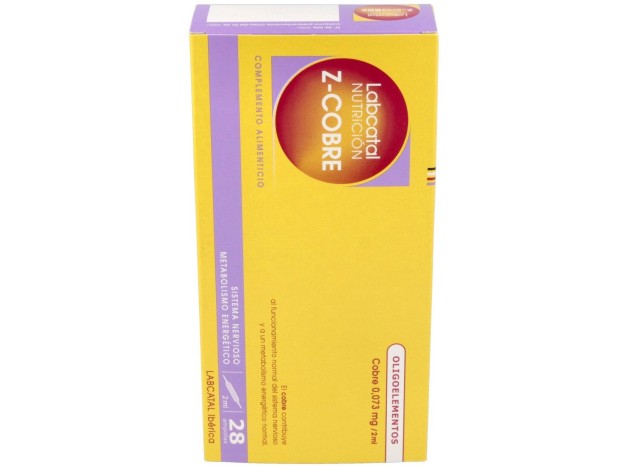 Labcatal Nutrición Zinc Cobre, 28 Ampollas X 2 Ml