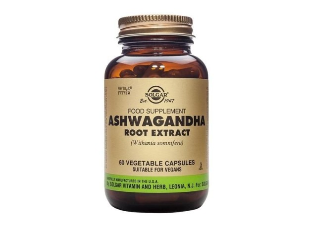 Solgar Ashwagandha Extracto de Raíz 60 Cápsulas