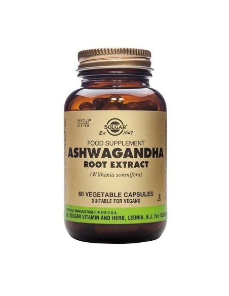 Solgar Ashwagandha Extracto de Raíz 60 Cápsulas