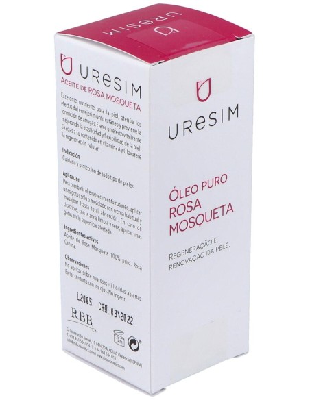 Uresim Aceite De Rosa Mosqueta 100% Puro 30Ml