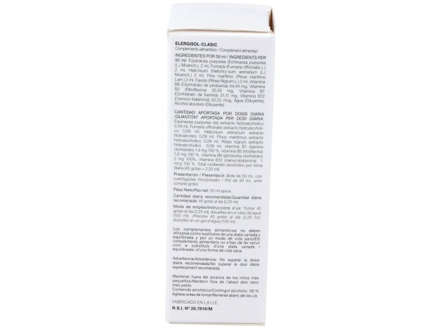 Codiet Elergisol Clasic Alergisol 50Ml