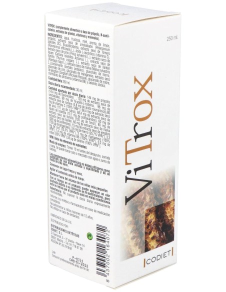 Codiet Vitrox Jarabe 250Ml