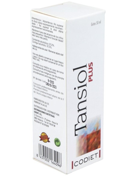 Codiet Tansiol Plus Gotas 50 Ml