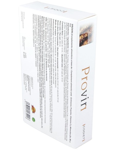 Codiet Provir Defens 20 Ampollas