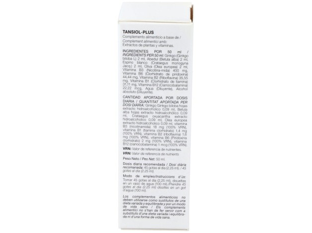 Codiet Tansiol Plus Gotas 50 Ml
