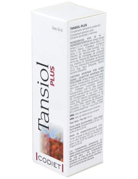 Codiet Tansiol Plus Gotas 50 Ml