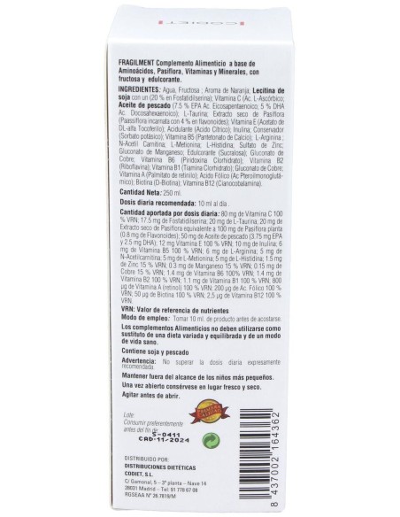 Codiet Fragilment 250 Ml