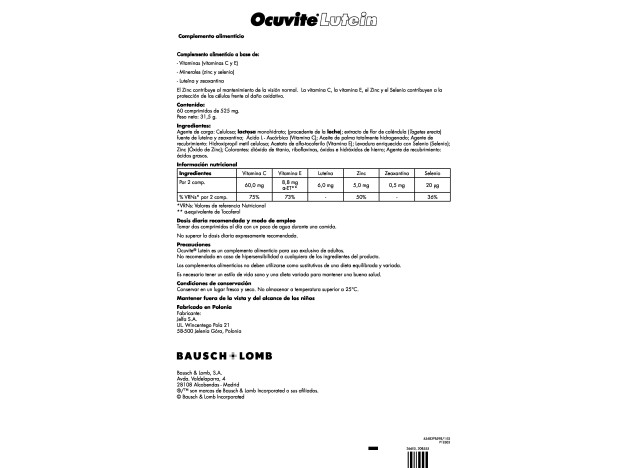 Ocuvite Lutein ¡Triplo! 3x60 Comprimidos