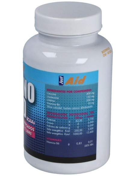 Just Aid Amino Aid Bcaa Aminoacidos Ramificados 100Comp