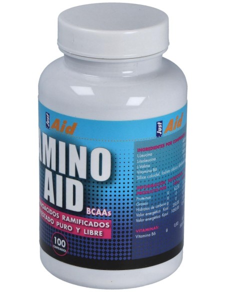 Just Aid Amino Aid Bcaa Aminoacidos Ramificados 100Comp