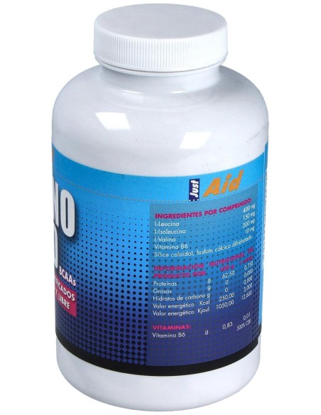 Just Aid Amino Aid Bcaa Aminoacidos Ramificados 300Comp