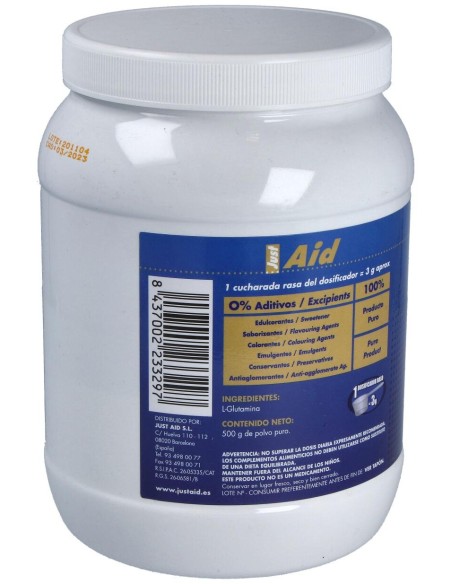 L-Glutamina Pura Polvo 500Gr.
