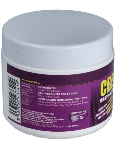 Creatina 0 (Monohidrato Pura) 200Gr.Polvo
