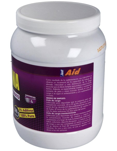 Just Aid Creatina 0 Monohidrato Pura 500Gpolvo