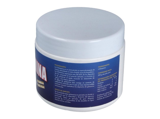 L-Glutamina Pura 200Gr.Polvo