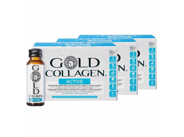 Gold Collagen Active 30 Frascos Monodosis 50 ml ¡TRIPLO!