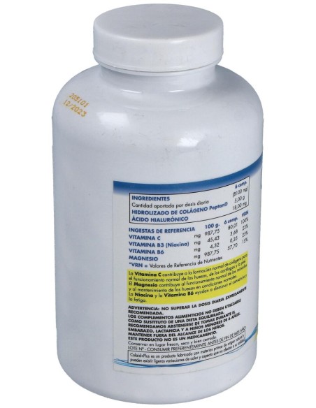 Colaid Plus Colageno,Ac.Hialuronico 180Comp.