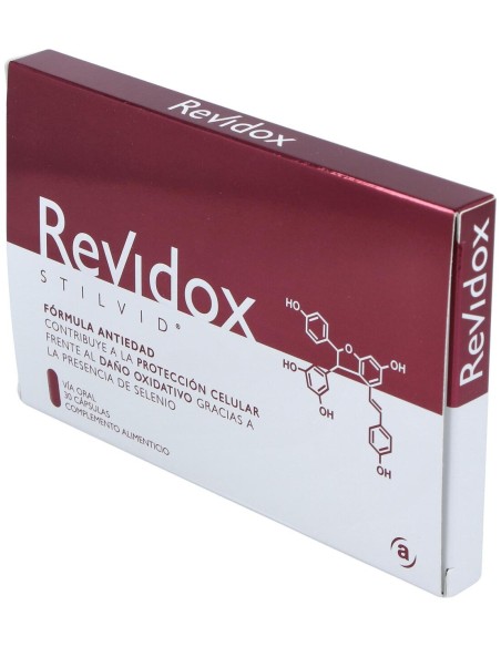 Revidox Antioxidante Stilvid 84%, 30 Cápsulas