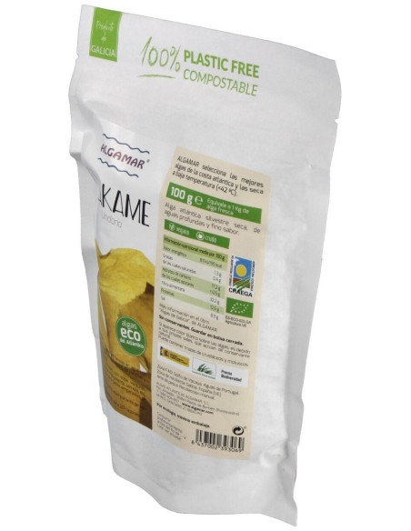 Algamar Algas Wakame Ecológica 100G