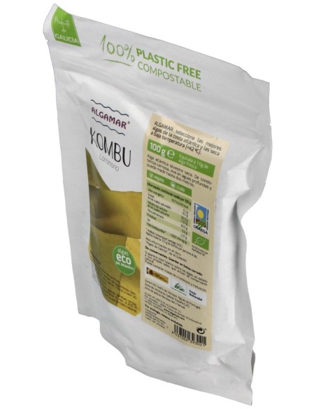 Algamar Algas Ecológica Kombu 100G