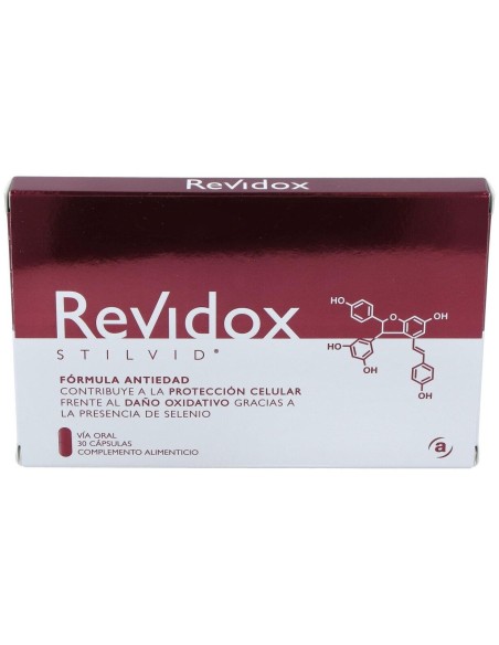 Revidox Antioxidante Stilvid 84%, 30 Cápsulas