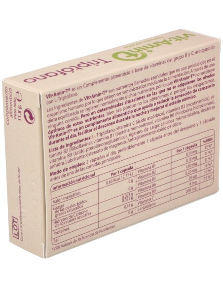 Vitamin-T® Triptófano 30Caps