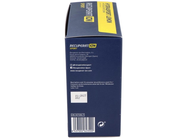 Recuperat-Ion Hydrasport Sabor Limón 12 Sobres