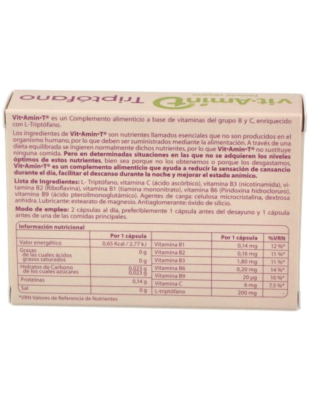 Vitamin-T® Triptófano 30Caps