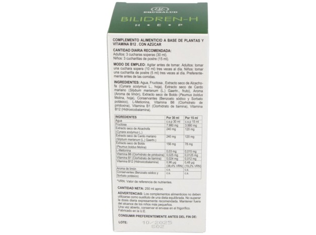 Internature Bilidren-H Jarabe 250Ml
