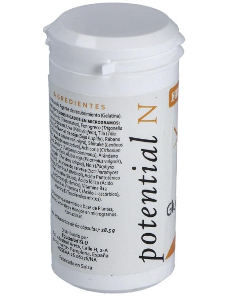 Equisalud Glucevital 60 Cáp
