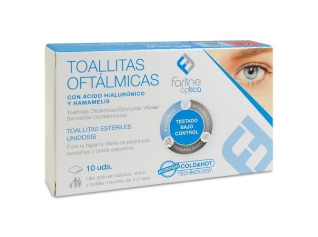 Farline Toallitas Oftalmicas Ácido Hialurónico...