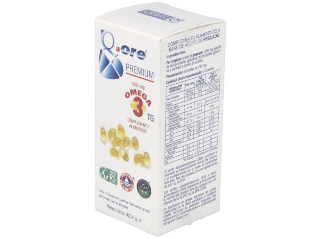 Q.Ore Premium Omega 3 60Perlas