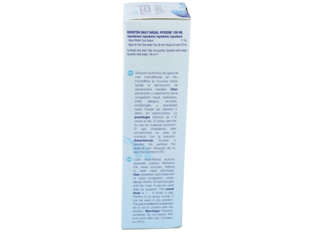 Quinton Daily Nasal Hygiene Isotonico Spray 100Ml