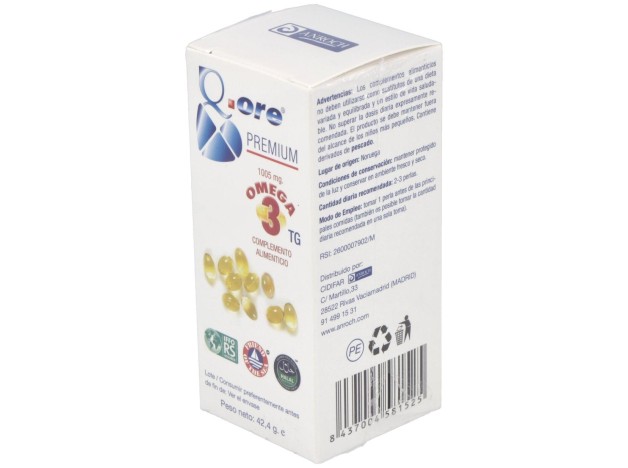 Q.Ore Premium Omega 3 60Perlas