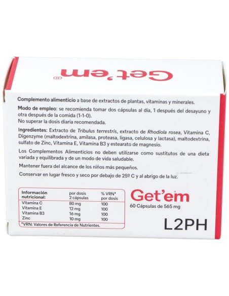 Get’Em® 60Comp Recubiertos
