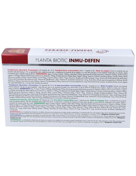 Plantabiotic Inmuno Defense Ampolla Bebible 10 M