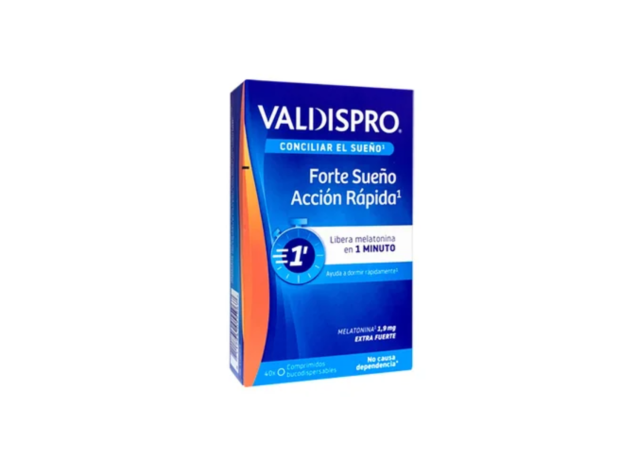 Valdispro Forte Sueño Acción Rápida 40 Comprimidos Bucodispensables