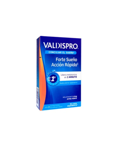 Valdispro Forte Sueño Acción Rápida 40 Comprimidos Bucodispensables