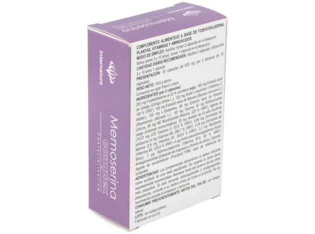 Internature Memoserina Complex 30 Cap