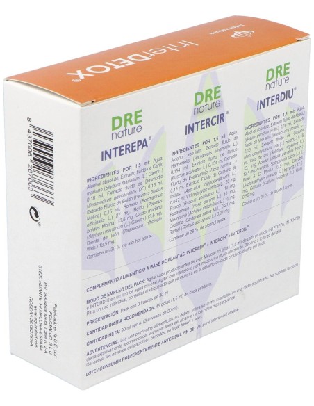Equisalud Internature Drenature Interdetox 3X30Ml