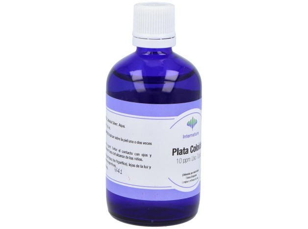 Internature Plata Coloidal Uso Tópico 10Ppm 100Ml