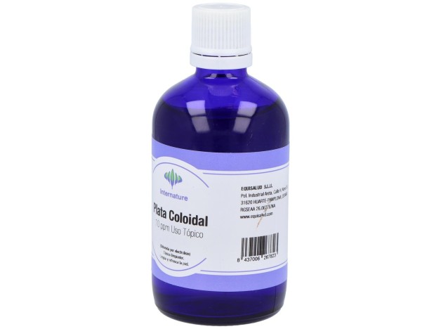 Internature Plata Coloidal Uso Tópico 10Ppm 100Ml