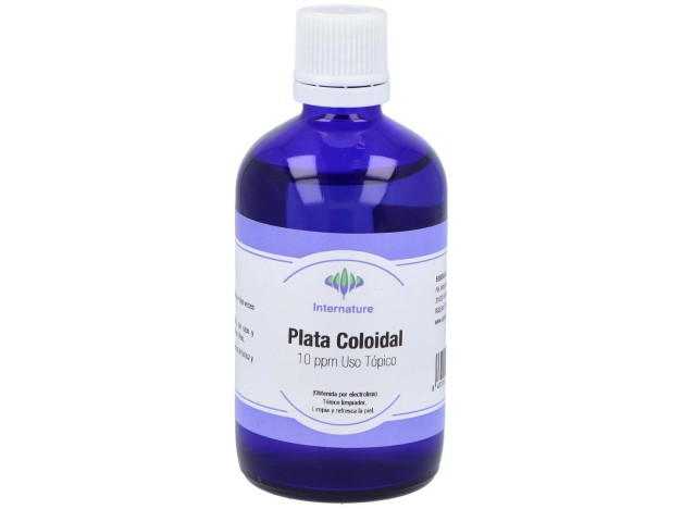 Internature Plata Coloidal Uso Tópico 10Ppm 100Ml