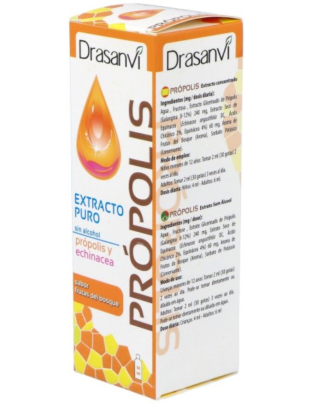 Propolis Extracto Sin Alcohol Con Echinacea 50Ml.