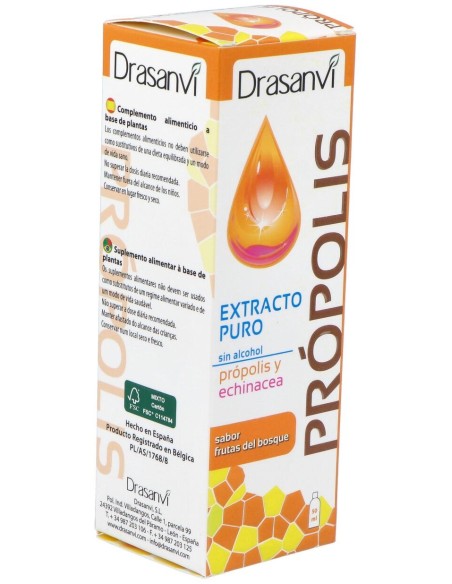Propolis Extracto Sin Alcohol Con Echinacea 50Ml.