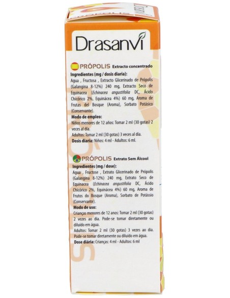 Propolis Extracto Sin Alcohol Con Echinacea 50Ml.