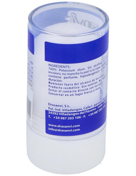 Drasanvi Desodorante Alumbre Mineral Cristal 120G