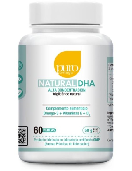 Puro Omega Natural Dha Alta Concentracion 60Comp