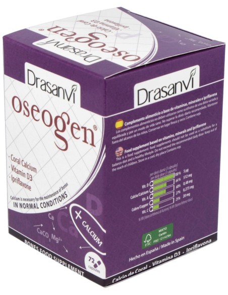 Oseogen Alimento Oseo 72Cap.