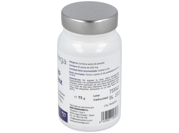 Puro Omega Ginkgo Complex Dha/Epa Q10 60Perlas